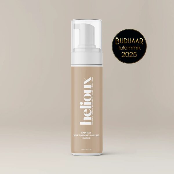 Helioux Express Self Tan Mousse isepruunistav vaht medium – Buduaar ilulemmik 2025