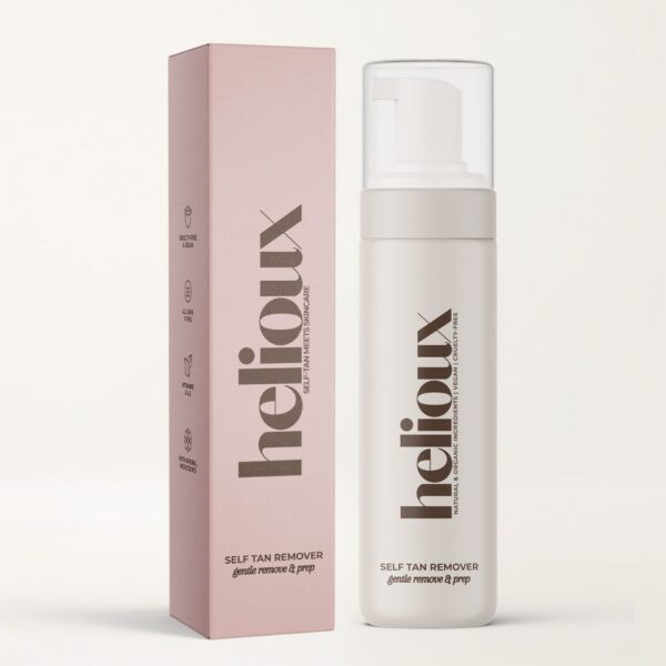 KAKS-UHES-PRIMER-JA-ISEPRUUNISTAJA -EEMALDAJA Helioux 2 IN 1 PRIMER & SELF TAN REMOVER ISEPRUUNISTAJA EEMALDAJA
