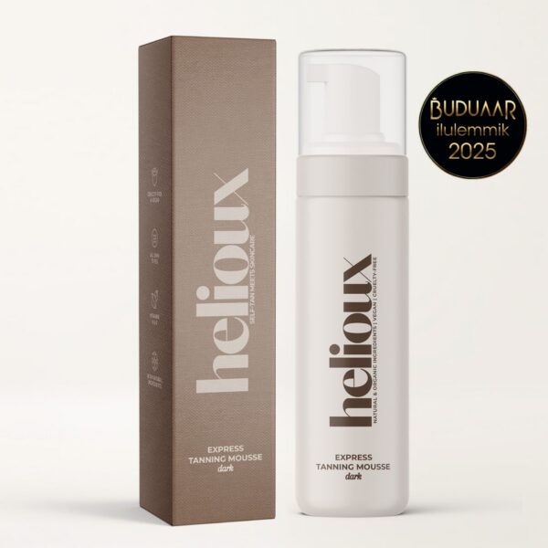 HELIOUX-EXPRESS-SELF-TAN-MOUSSE-ISEPRUUNISTAV-VAHT- DARK Helioux express isepruunistav vaht dark - Buduaar ilulemmik 2025